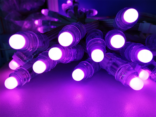 Luz de píxel LED resistente al agua para exteriores de 12 mm a todo color 0.3W DC5V IP67