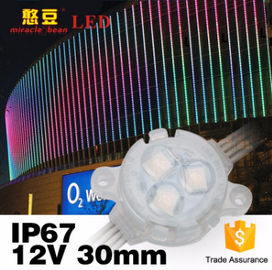 La publicidad de la luz del punto de la haba 30m m SMD5050 DC12V IP67 LED del milagro llevó la luz