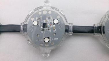 Prenda impermeable ligera de acero IP67 de la instalación 45m m RGB IC SM16716 del alambre