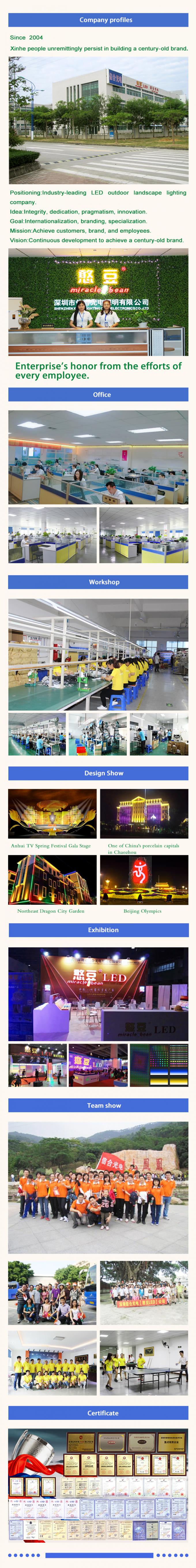 China Shenzhen Xinhe Lighting Optoelectronics Co., Ltd. Perfil de la compañía 0