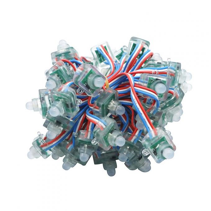 El pixel del cuadrado LED de la letra de canal ata el cuadrado 12m m de DC5V WS2811 difundió 0