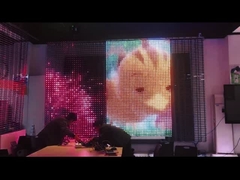 P50 llevó la fachada al aire libre del edificio de la pantalla de malla de la exhibición