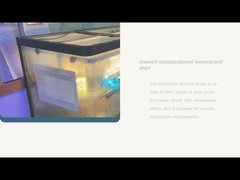 La prenda impermeable SMD2835 de la ronda 30m m llevó las luces de la Navidad Epistar