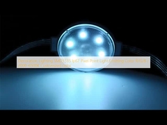 Iluminación de decoración SMD3535 Ip67 Puntos de píxeles de luz de emisión de color R / G / B / 2000-6500K Color personalizado
