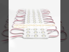 Luz de señalización de módulo LED de color único 3 Smd 2835 Lente 1.5w Luces 12v