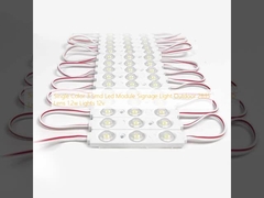 Lámpara de señalización de módulo LED de color único 3 Smd 2835 Lente 1.2w Luces 12v