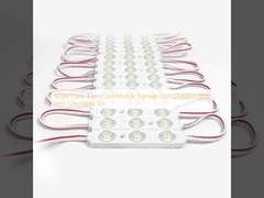 Módulo LED SMD de un solo color 3 para señalización exterior 2835 Lente 1.2w Luces 12v