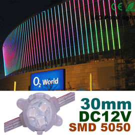 módulo del pixel de 30m m DC12V RGB LED a todo color para la decoración constructiva
