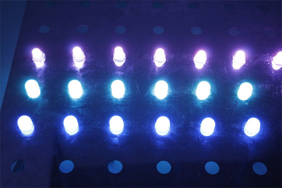 Prenda impermeable del RGB IP67 DC12V 0.3W del control de la luz DMX512 del pixel de la haba LED del milagro