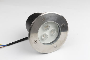 lámpara enterrada de tierra de la ronda impermeable caliente de la venta IP65 3W en luces subterráneos del LED