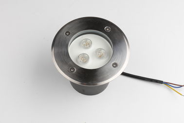 lámpara enterrada de tierra de la ronda impermeable caliente de la venta IP65 3W en luces subterráneos del LED