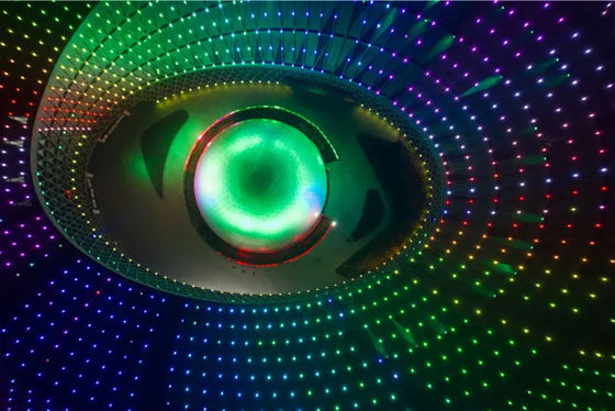 SMD3535 LED Type Full-Color DMX512 Control Advertising Grid Display with IP67 Grade