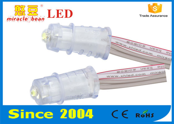 Outside Single Color White 0.15 Watt  9mm LED Pixel Light , 30000hrs Lifespan