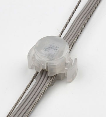 SMD5050 Outdoor RGB LED Point Light 120 Degree Beam Angle 0.3W DC12V PC Body