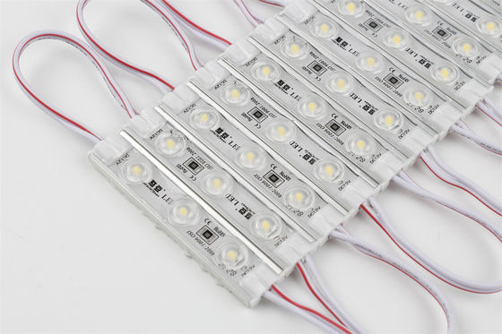 RGB Full Color 1.2w 12v Outdoors IP67 Waterproof 2835 3LED SMD Injection LED Module For Advertising