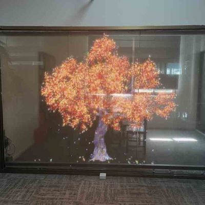 Adhesive Super Slim Flexible Transparent LED Film Advertising LED Display Screen