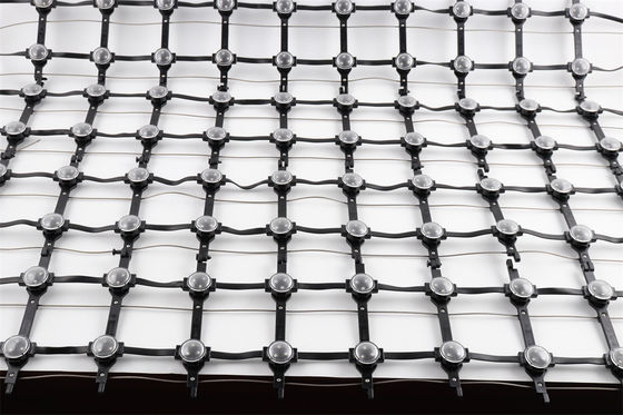 DC12V RGB 30mm Flexible LED Mesh Screen Outdoor Waterproof IP67 80W