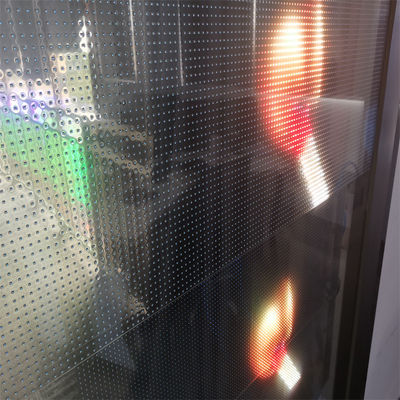 Bright LED Transparent Screen Glass Window P6.25 P8 P10 Indoor LED Film Display