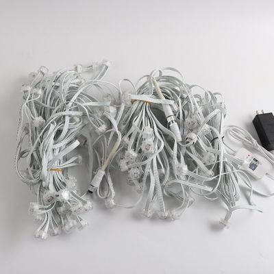 15M 12V LED icicle lights Christmas Light Outdoor Decoration Drop Led curtain String Lights Garden Street Eaves