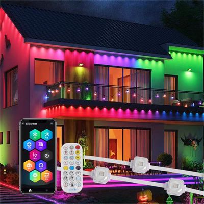 High Brightness Easy Control Smart App bluetooth Control 20MM 0.4W   High Brightness RGBW Holiday Outdoor Eaves Light