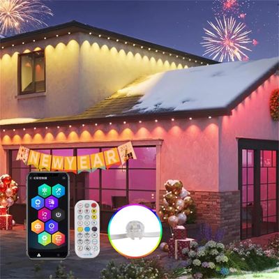 20mm RGBW LED Eaves Light for Outdoor Christmas and Halloween Decorations 30000 Hours Lifespan