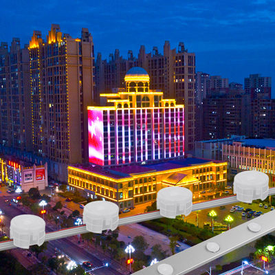 High Brightness Landscape Lighting Point Lights for Outdoor 1.5W RGB Christmas 24V Aluminum Channel Profile Track 50mm IP67 Waterproof