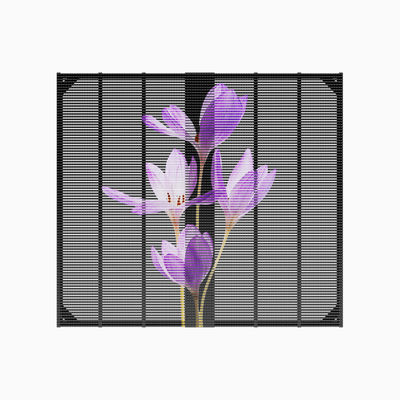 Outdoor P2.6 Full Color LED Grille Screen IP65 Transparent Shopping Malls and Subway Display
