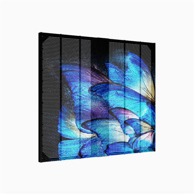Hot Sale  IP67 RGB P3.91 Outdoor Billboard Transparent Led Grille Screen of Shop Window  Led Video Wall