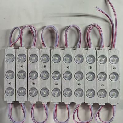 Wholesale Outdoor 3 LED Modul Signage Light SMD2835 Lens 1.2W Injection High Brightness LED Module 12v