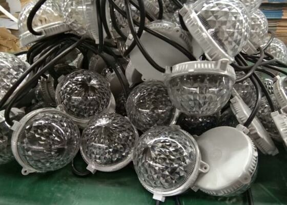 100mm DC24V SMD3535 IP67 Waterproof LED Point Light PC Material  Flexible Lighting 