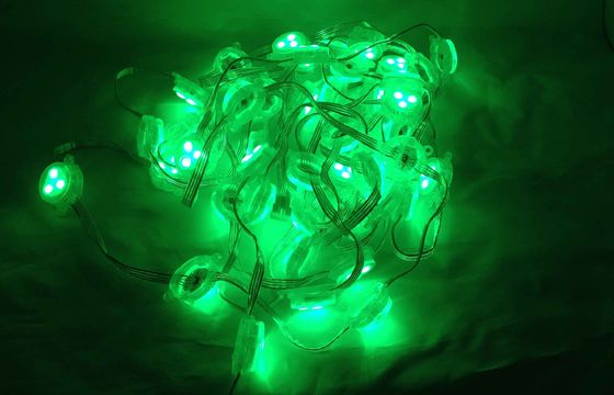 Outdoor DMX512 Paralleled RGB Light String LED Pixel Module With PC Material Shell