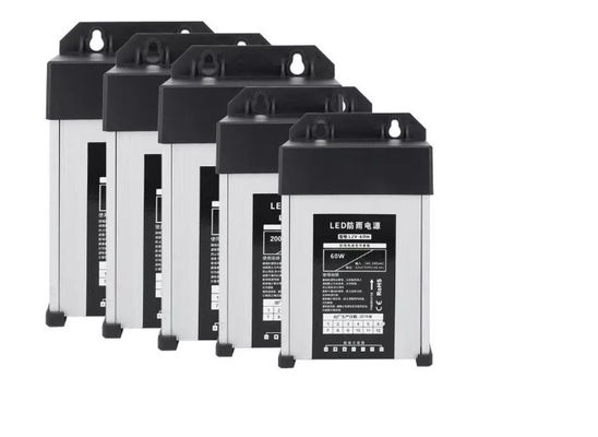Fuente de alimentación para controlador LED de exterior de alta eficiencia 12V 24V con protección contra cortocircuitos AC DC para proyectos de iluminación
