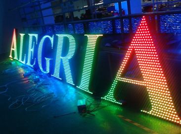 Metal las letras encendidas LED de la muestra para la decoración de la publicidad al aire libre