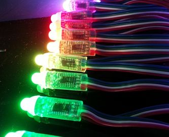luz a todo color del pixel de 12m m DC5V RGB LED al aire libre con el control DMX512