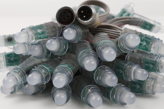 Bullet Type IP67 Waterproof 12MM LED Pixel Full Color RGB Individually Addressable