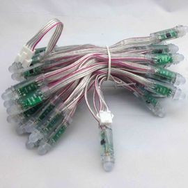 Los pixeles a todo color impermeables de 5V RGB 12m m LED se encienden con IC16716
