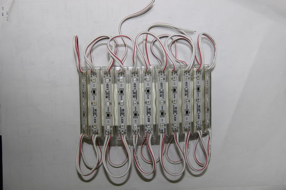 Modulo de LED RGB 7512 SMD5050, tamaño:7512. Luz de señalización de un solo color Lente exterior 0,72W Luces 12v IP65