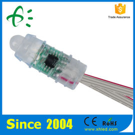 IC a todo color DMX512 el 12MM llevó el pixel, módulos de la prenda impermeable LED del RGB F8 DC05V
