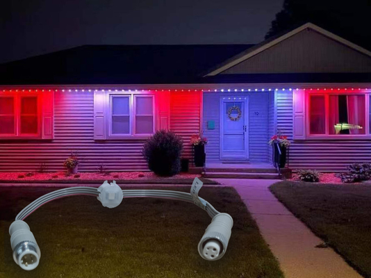 La luz 30M M permanente 5050 Rgb Rgbw del día de fiesta de 20M M 1903 2904 IC llevó la luz de la Navidad del exterior del Smart Home del punto del pixel