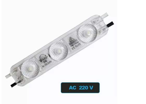 3 luces de la luz 2835 AC110V 220V 3M Tape Installation Advertising del módulo del LED 12V LED