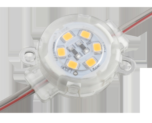 La sola luz al aire libre IP67 del punto del color 30m m LED impermeabiliza el cuerpo de la PC de 0.6W 12V 30m m