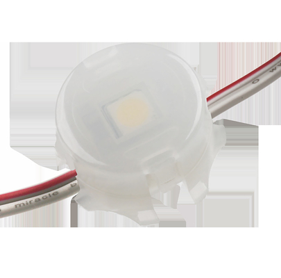 La prenda impermeable ligera IP67 0.3W 12V 20m m del solo punto del color SMD 5050 LED modificó para requisitos particulares