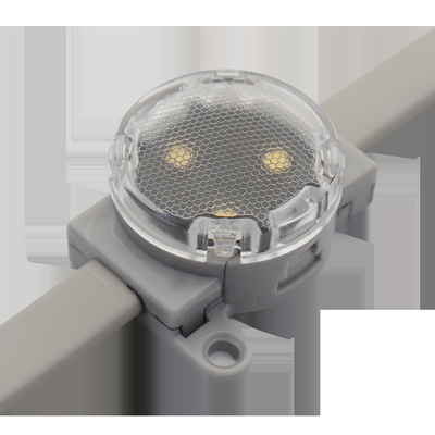 Color al aire libre ligero modificado para requisitos particulares SMD3535 del punto 0.6W 12V 30m m de IP67 LED solo