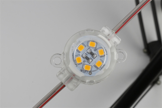 Luz 1800K - sola prenda impermeable de Bean Point LED del milagro del color SMD2835 de 6500K 0.6W