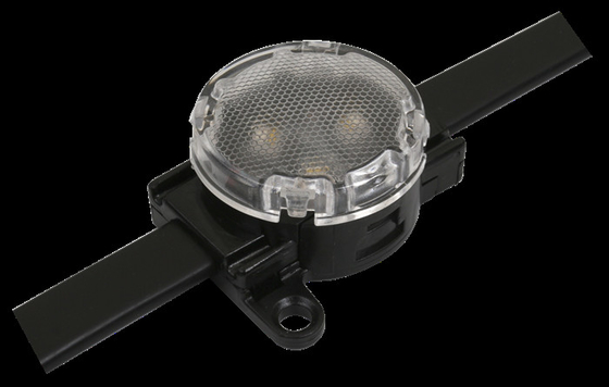 Punto impermeable DC24V ligero 0.75W 30m m SMD3535 de DMX512 IP67 Smart RGB LED