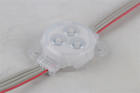 Haba ligera llevada perfil de aluminio del milagro de la prenda impermeable IP67 30m m DMX512 RGB del punto del pixel