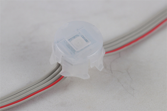 Haba al aire libre del milagro de la prenda impermeable IP67 SMD5050 20m m DC05V de la luz del pixel del RGB LED
