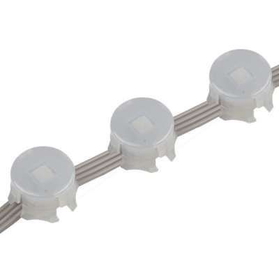 La haba IP67 del milagro impermeabiliza la luz 0.3W DMX512 Smd5050 DC5V 20m m RGB del punto LED