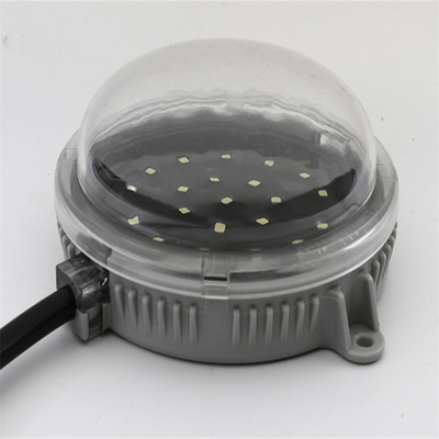prenda impermeable al aire libre IP67 5W Smd3535 DC24V de la sola del color LED de 100m m luz del punto