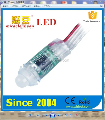 Pixel impermeable LED de la luz WS28110.3W RGB del pixel de DC5V 12m m LED con calidad profesional